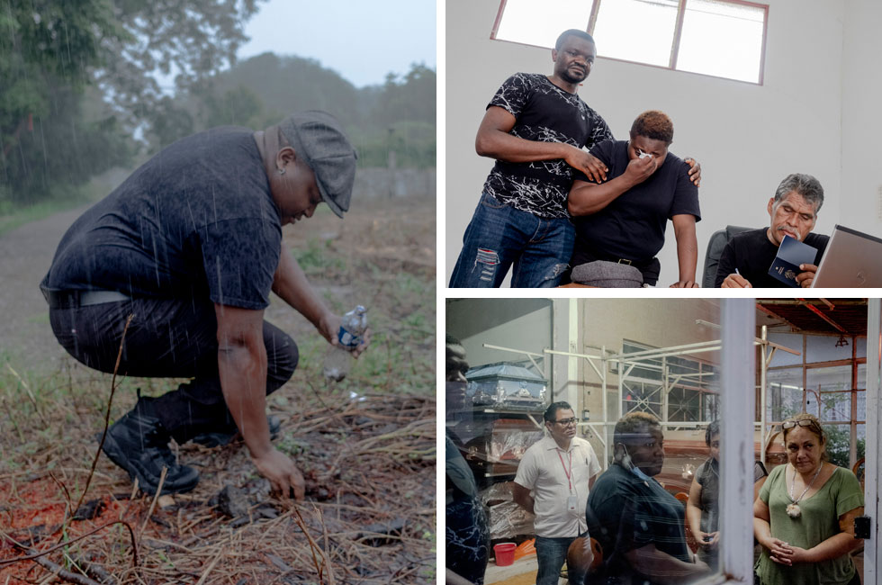 Cecilia Ngu, en México, mientras busca el cadáver de su hermano